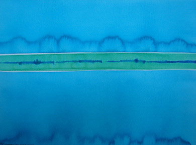 Aquarell auf Papier „Everybody’s talking about the flatrate 11607 32x24