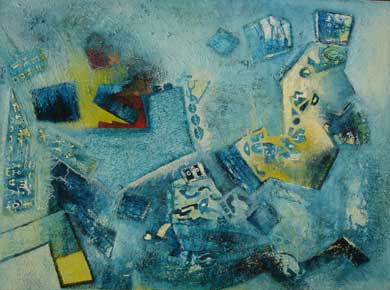 Öl auf Leinwand „Kibo“ 100x80