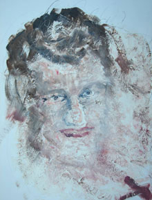Öl auf Papier „Marcel“ 50x70