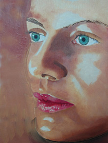 Öl auf Leinwand „Yvonne“ 24x38